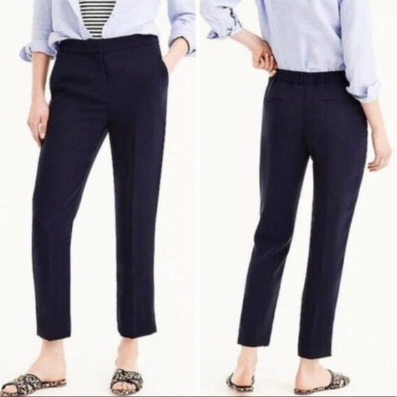J. Crew Pants - J CREW BLUE Easy Matte Crepe Pants NWT